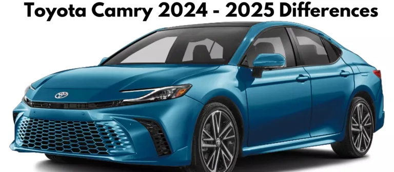 What is the Difference Between the Different Toyota Camry Models 2024 or 2025?